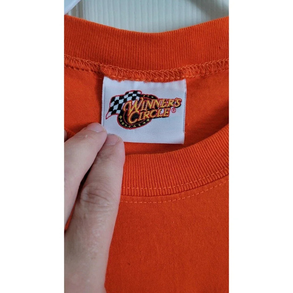 Winners Circle Tony Stewart Vintage Tee Shirt Men's Size Large Orange NASCAR 20 - Picture 6 of 7